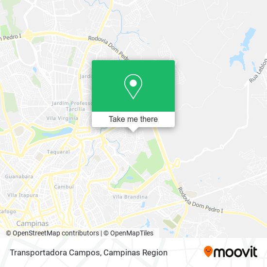 Transportadora Campos map