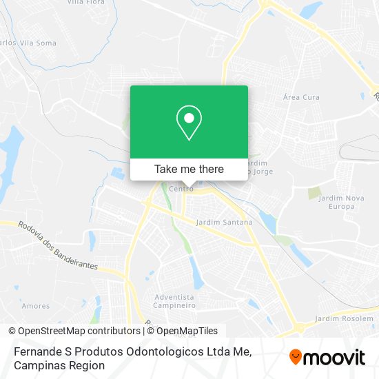Fernande S Produtos Odontologicos Ltda Me map