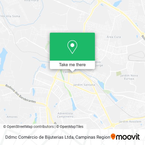 Ddmc Comércio de Bijuterias Ltda map