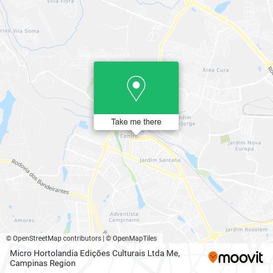 Micro Hortolandia Edições Culturais Ltda Me map