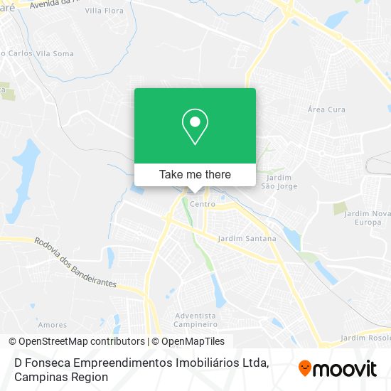 D Fonseca Empreendimentos Imobiliários Ltda map