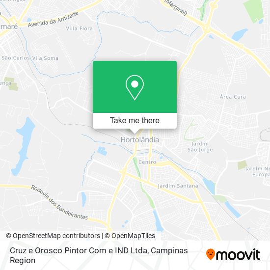 Cruz e Orosco Pintor Com e IND Ltda map