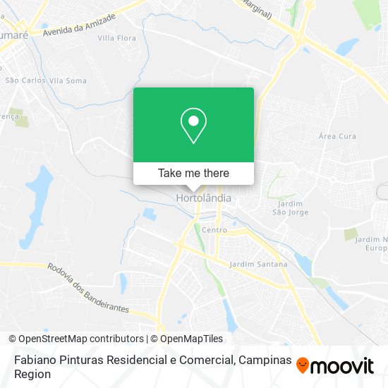 Fabiano Pinturas Residencial e Comercial map