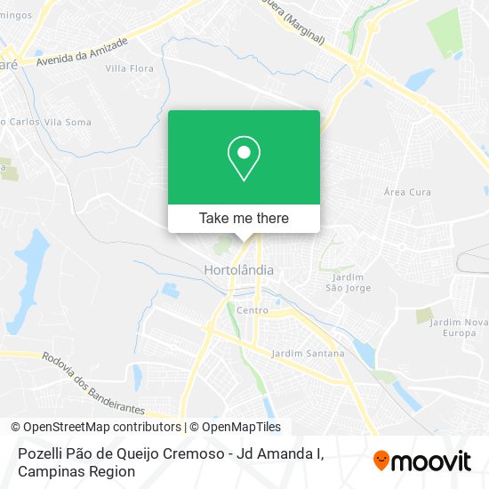 Pozelli Pão de Queijo Cremoso - Jd Amanda I map