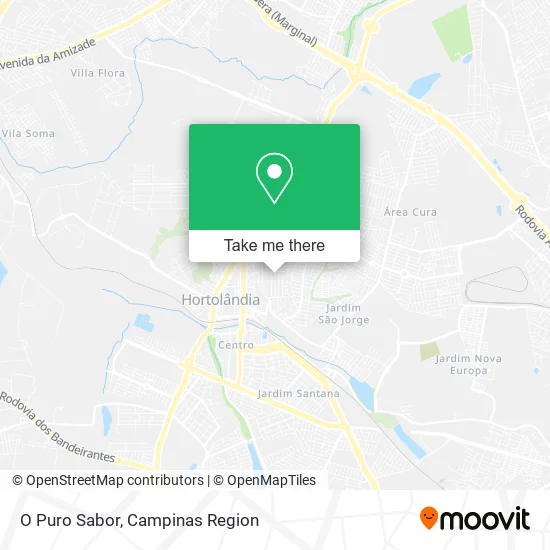 O Puro Sabor map