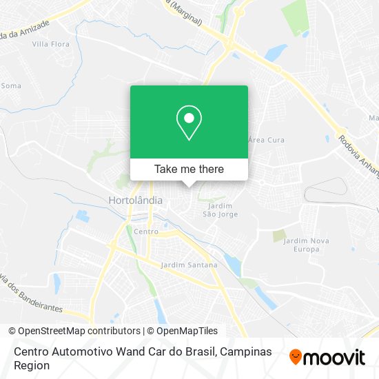 Centro Automotivo Wand Car do Brasil map