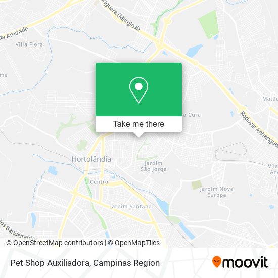 Pet Shop Auxiliadora map