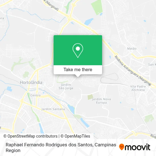 Raphael Fernando Rodrigues dos Santos map