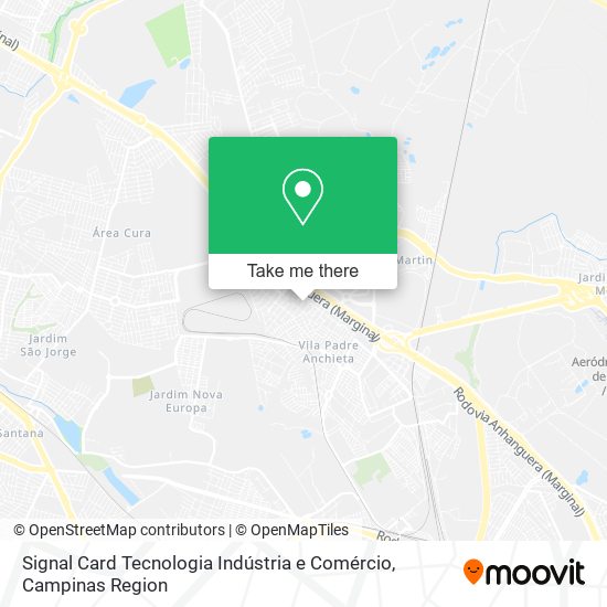 Mapa Signal Card Tecnologia Indústria e Comércio