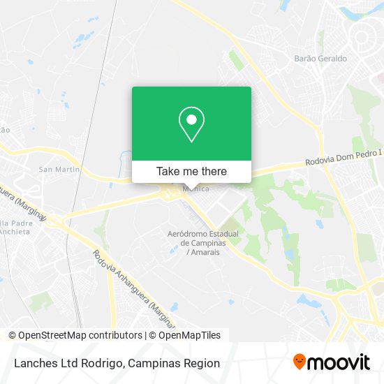 Mapa Lanches Ltd Rodrigo