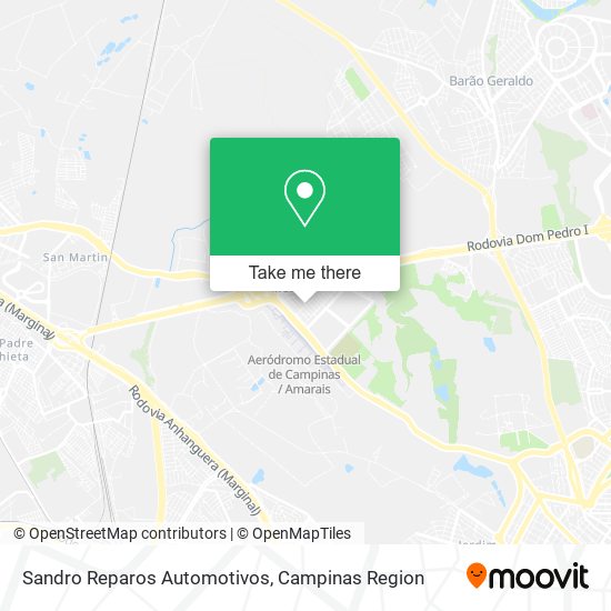 Sandro Reparos Automotivos map