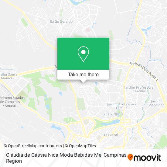 Cláudia de Cássia Nica Moda Bebidas Me map