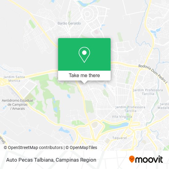 Mapa Auto Pecas Talbiana