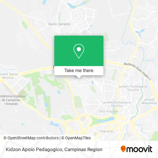 Kidzon Apoio Pedagogico map
