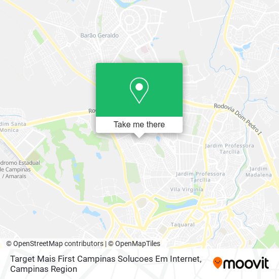 Target Mais First Campinas Solucoes Em Internet map