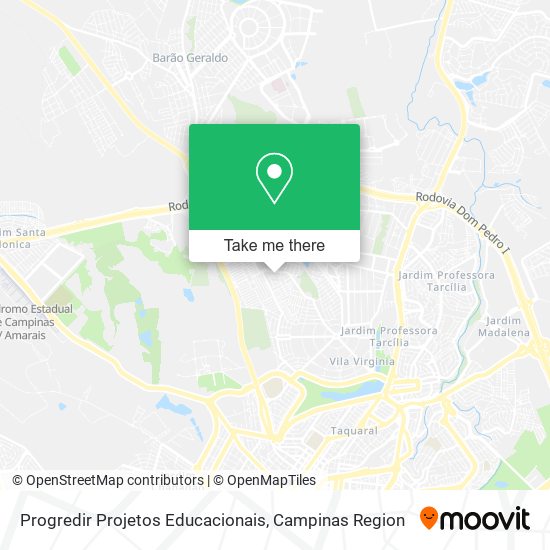 Mapa Progredir Projetos Educacionais