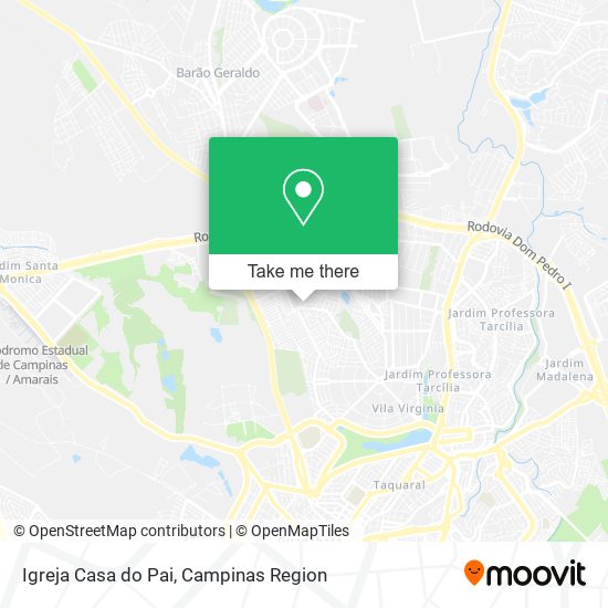 Mapa Igreja Casa do Pai