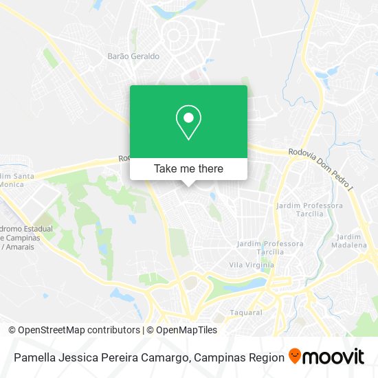 Pamella Jessica Pereira Camargo map