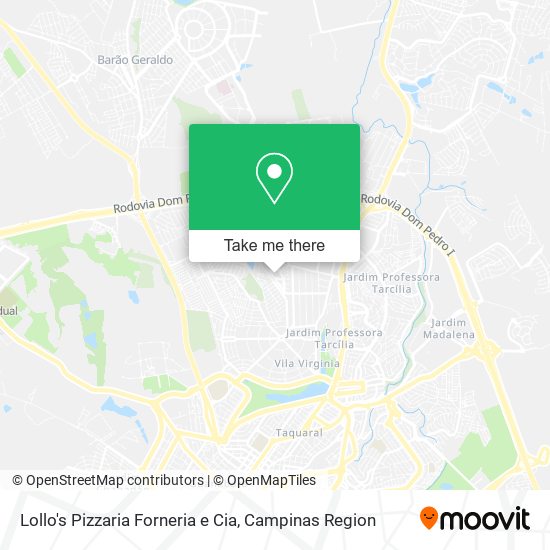 Lollo's Pizzaria Forneria e Cia map