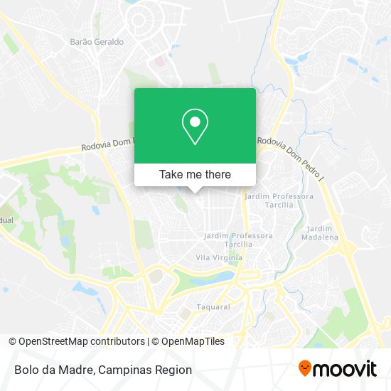 Bolo da Madre map