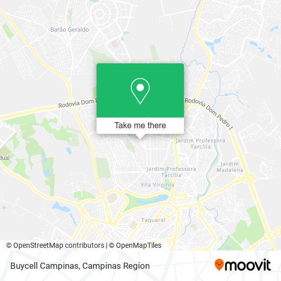 Buycell Campinas map