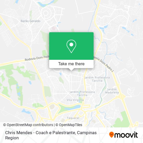 Mapa Chris Mendes - Coach e Palestrante