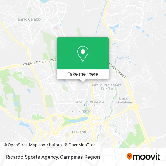 Ricardo Sports Agency map