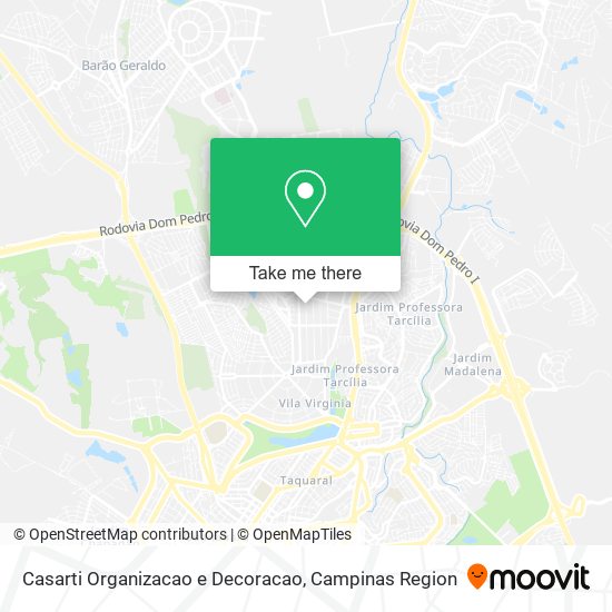 Casarti Organizacao e Decoracao map