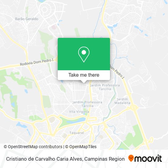 Mapa Cristiano de Carvalho Caria Alves