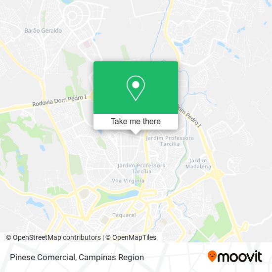 Pinese Comercial map