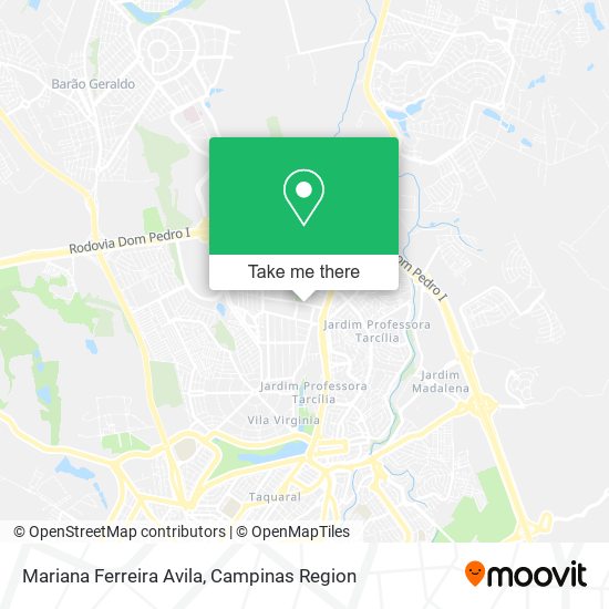 Mariana Ferreira Avila map