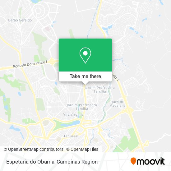 Mapa Espetaria do Obama