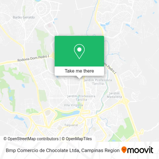 Bmp Comercio de Chocolate Ltda map