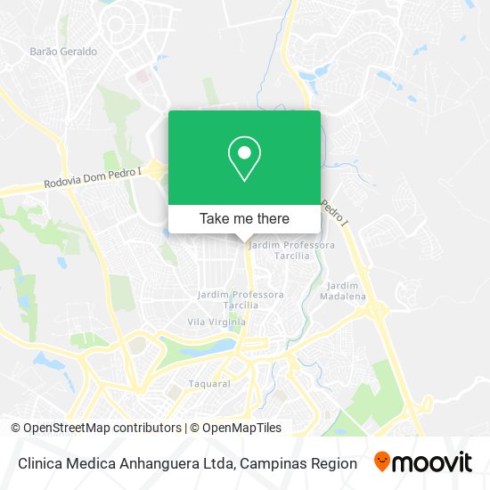 Mapa Clinica Medica Anhanguera Ltda