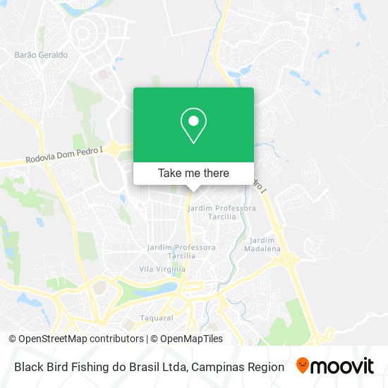 Mapa Black Bird Fishing do Brasil Ltda