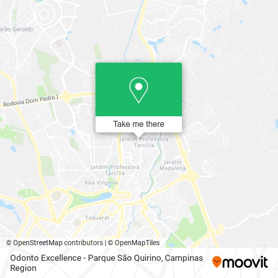 Mapa Odonto Excellence - Parque São Quirino