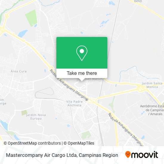 Mastercompany Air Cargo Ltda map