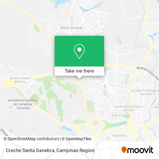 Creche Santa Genebra map