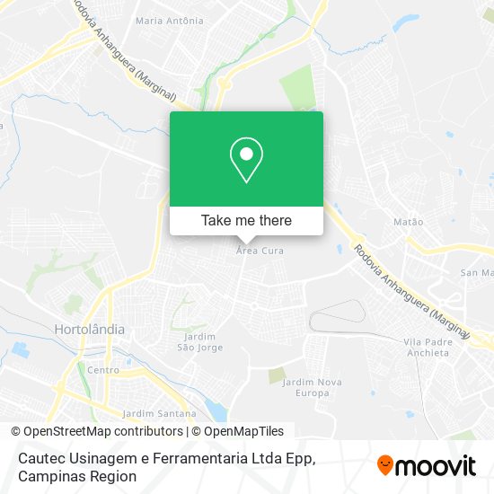 Cautec Usinagem e Ferramentaria Ltda Epp map