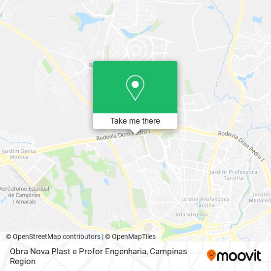 Obra Nova Plast e Profor Engenharia map