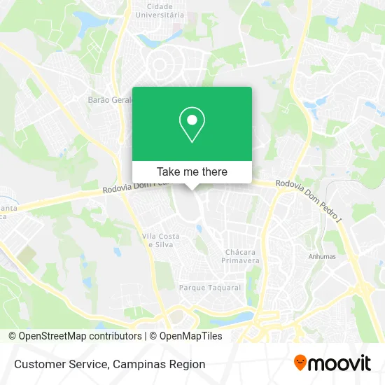 Customer Service map