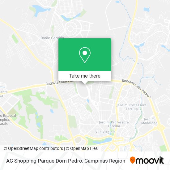 AC Shopping Parque Dom Pedro map