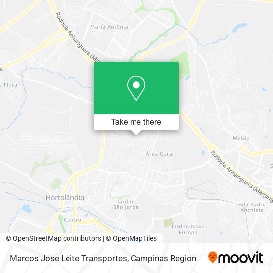 Marcos Jose Leite Transportes map