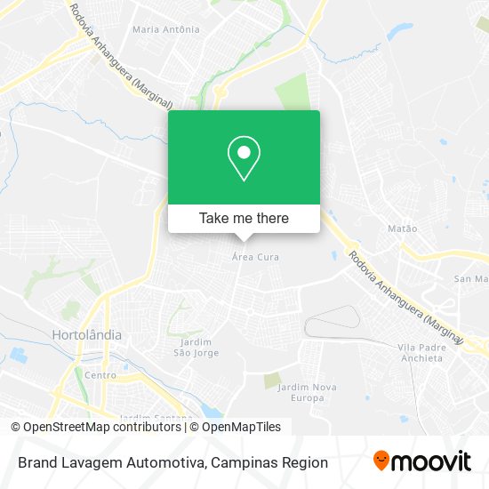 Brand Lavagem Automotiva map