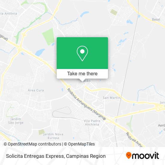 Solicita Entregas Express map