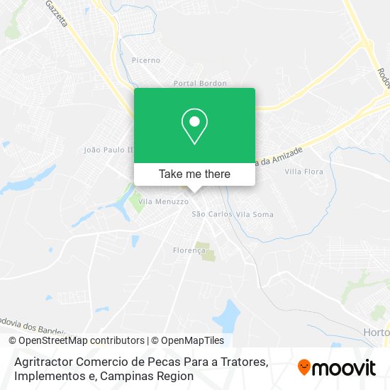 Agritractor Comercio de Pecas Para a Tratores, Implementos e map