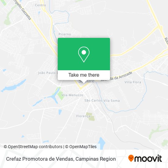 Mapa Crefaz Promotora de Vendas