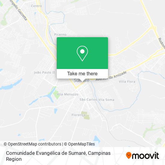 Comunidade Evangélica de Sumaré map