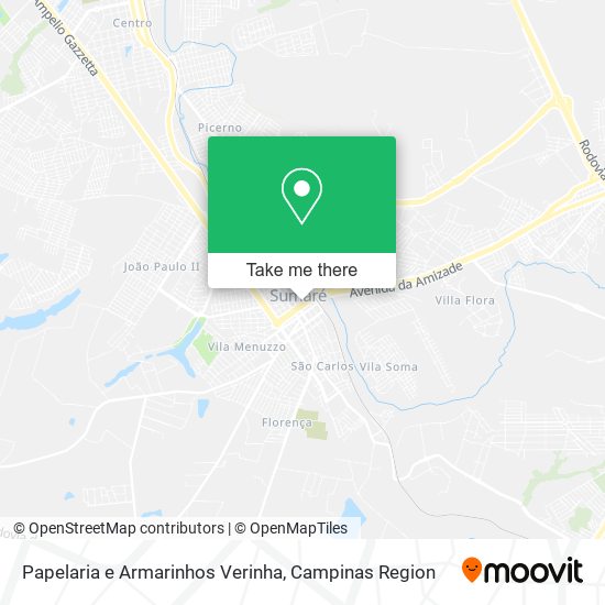 Papelaria e Armarinhos Verinha map