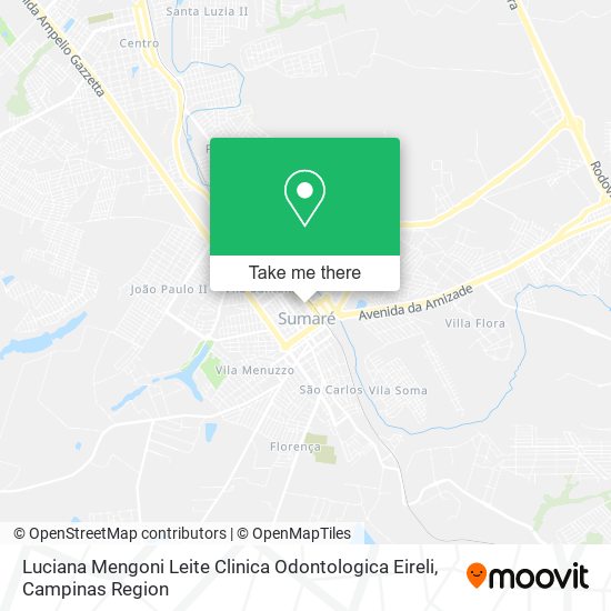 Mapa Luciana Mengoni Leite Clinica Odontologica Eireli